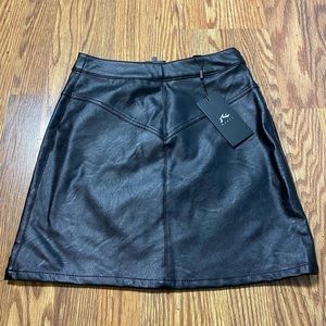 Rusty Surf Brand Faux Leather Skirt